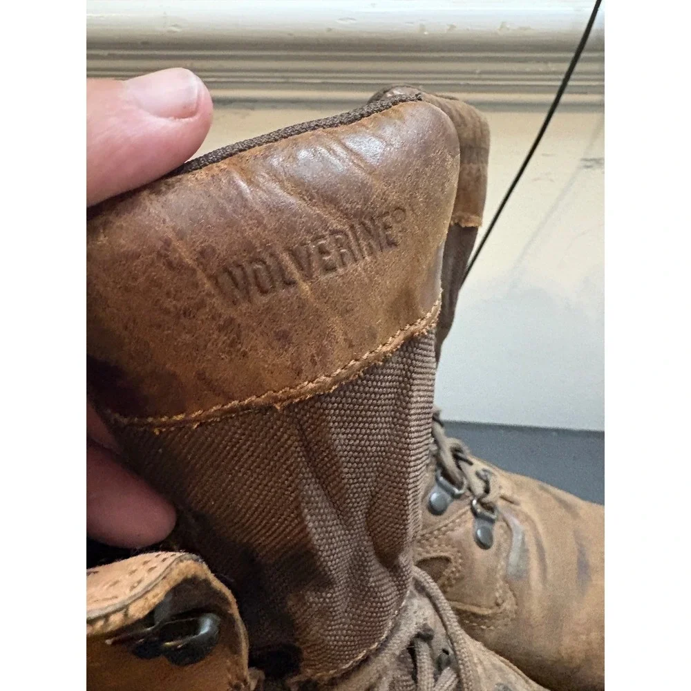 Wolverine Mens W08395 Waterproof Thinsulate Ultra Leather Work Boots Brown 10.5M